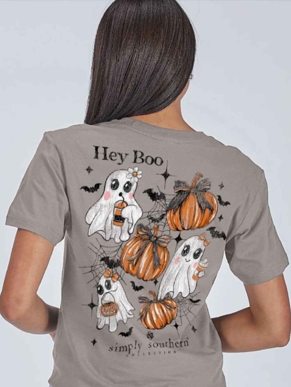 Simply Southern Hey Boo Short Sleeve Graphic Tee, NWT